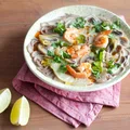 Tajska zupa z krewetkami i pieczarkami
