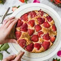 Ciasto kokosowe z truskawkami ( BEZ GLUTENU)