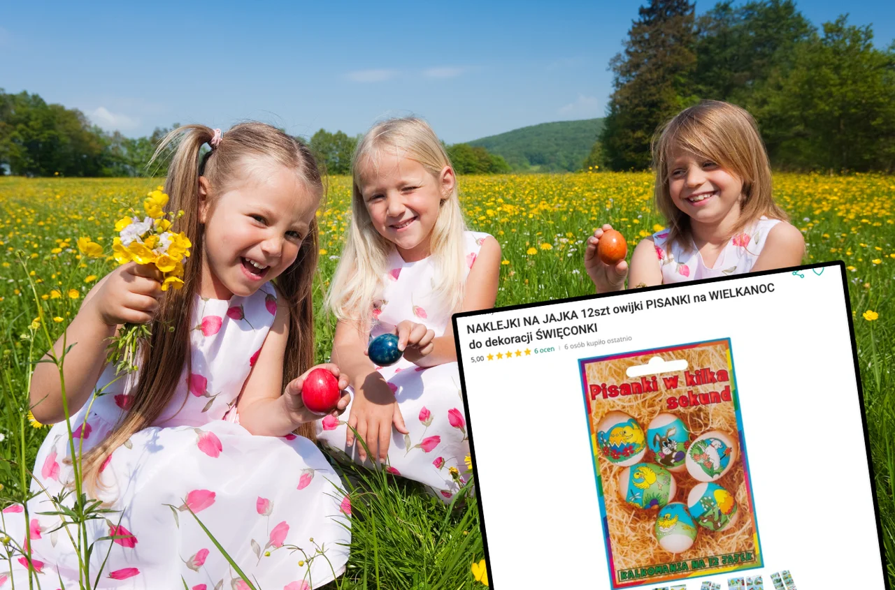 Te naklejki na jajka z Allegro za 5 zł to HIT na Wielkanoc! W zestawie aż 12 sztuk – dzieci oszaleją z radości!