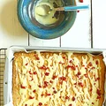 Ciasto - blondie orzechowo-żurawinowe, czyli blondynki są słodkie :)