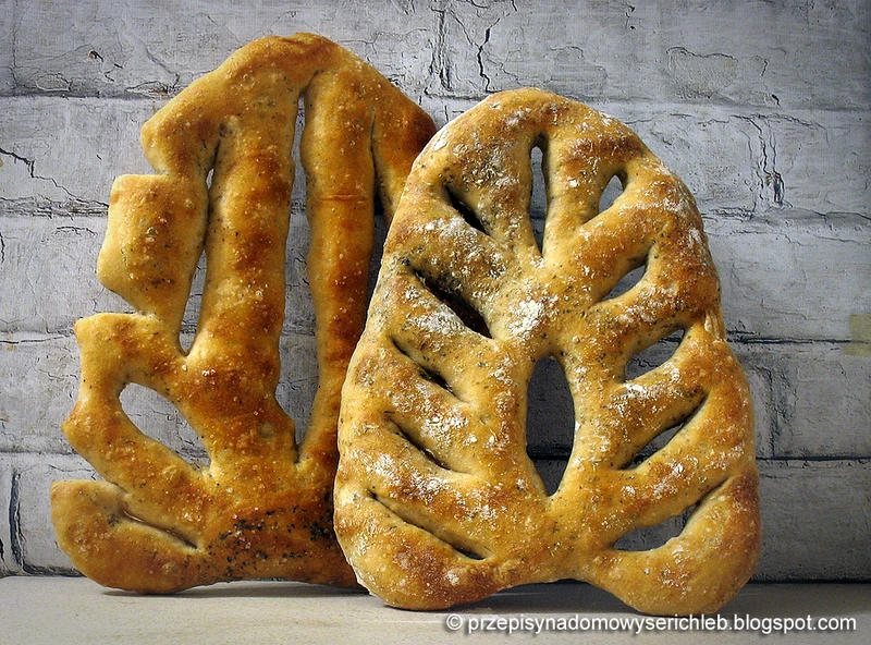 Fougasse  francuski chleb w kształcie liścia