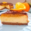 Pomarańczowy sernik z czekoladą