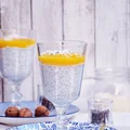 Pudding chia z musem z mango