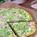 Omlet z szynką i cukinią
