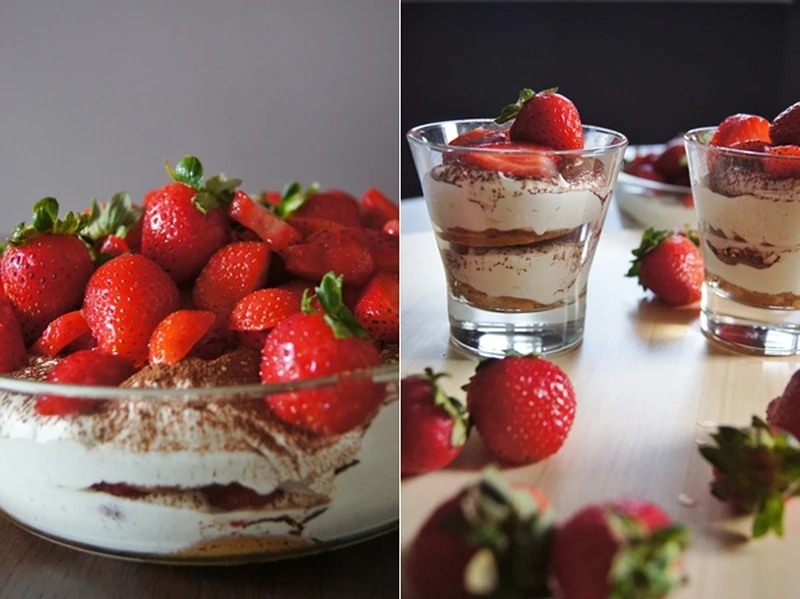 Truskawkowe tiramisu