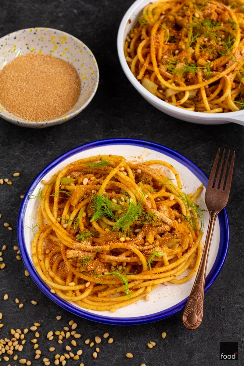 Pasta con le sarde – sycylijski makaron z sardynkami - food²