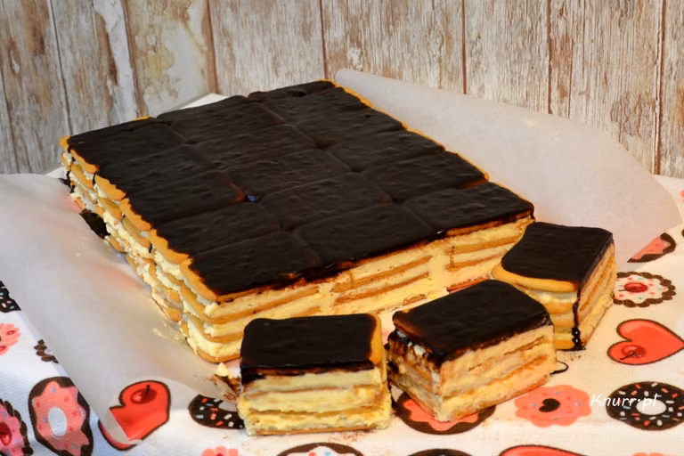 Ciasto z krakersami bez pieczenia