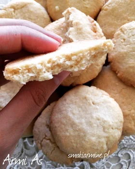 Kruche ciastka kokosowe (bezglutenowe)