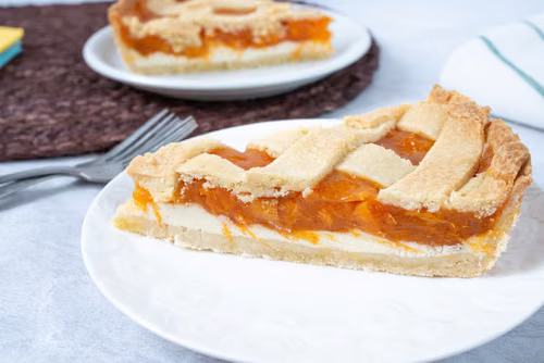 Bezglutenowa tarta z morelami i ricottą