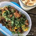 Ryż  z kalafiora z indykiem i kolendrą