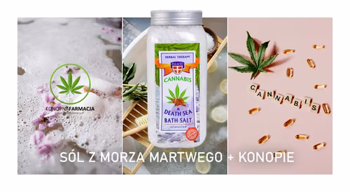 Sól z Morza Martwego z olejem konopnym - wszechstronny kosmetyk dla każdego!