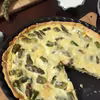 Tarta ze szparagami.