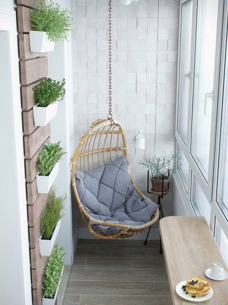 Przytulny balkon