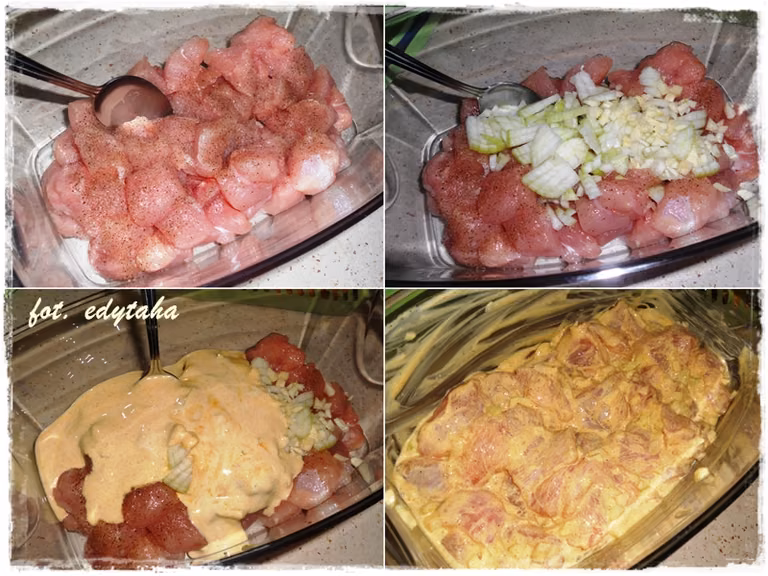 Szaszłyki z indyka w curry