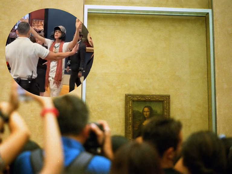 PILNE: "Mona Lisa" obrzucona tortem! (WIDEO)