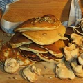 PANCAKES Z PRAŻONYM SŁONECZNIKIEM I BEZIKAMI