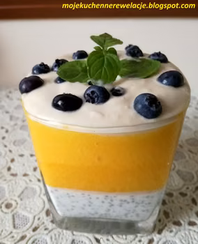 Kokosowy chia pudding z mango