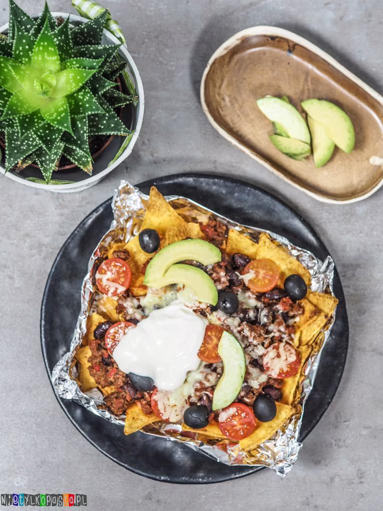 Zapiekane nachos