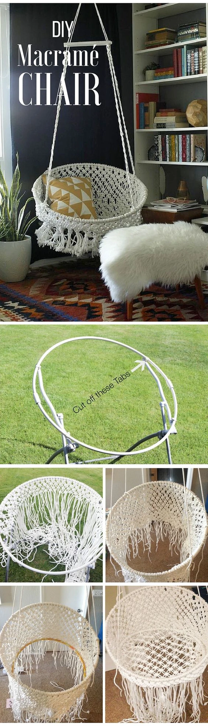 DIY- wiszący fotel