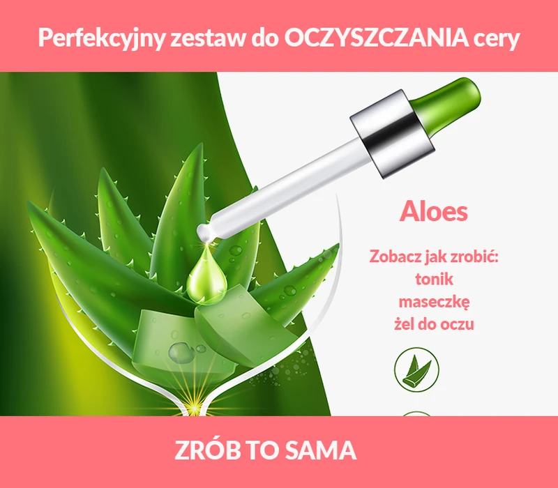 Świeży ogórek i aloes - perfekcyjny zestaw do OCZYSZCZANIA cery