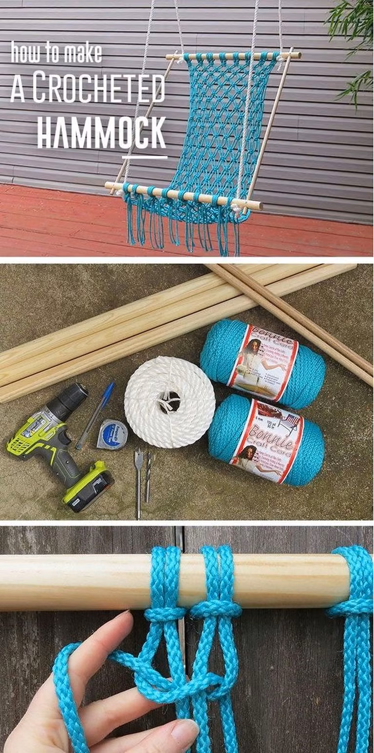 DIY- huśtawka do ogrodu