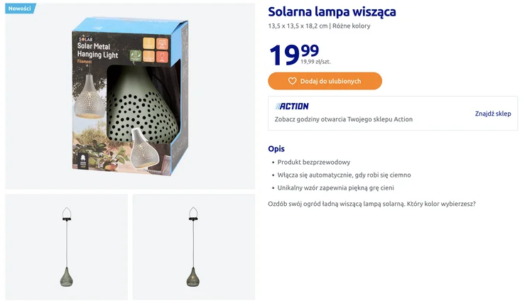 Zdjęcie Ta nowość z Action za 19,99 zł sprawia, że ogród wygląda jak z katalogu. Wieczorem robi największe wrażenie #1
