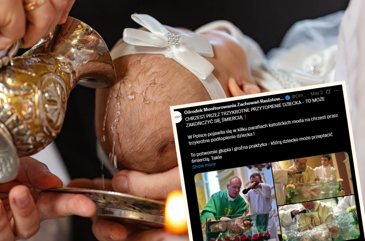Nowy sposób chrzczenia dzieci szokuje! Trend zyskuje na sile, a pediatra wylicza zagrożenia