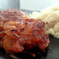 Karkówka pieczona w Coca- Coli + ziemniaki z pieczonym czosnkiem