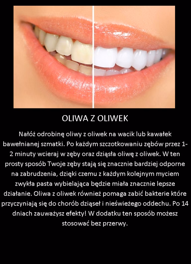 Niezwykły trik na bielsze zęby w ciągu 14 dni