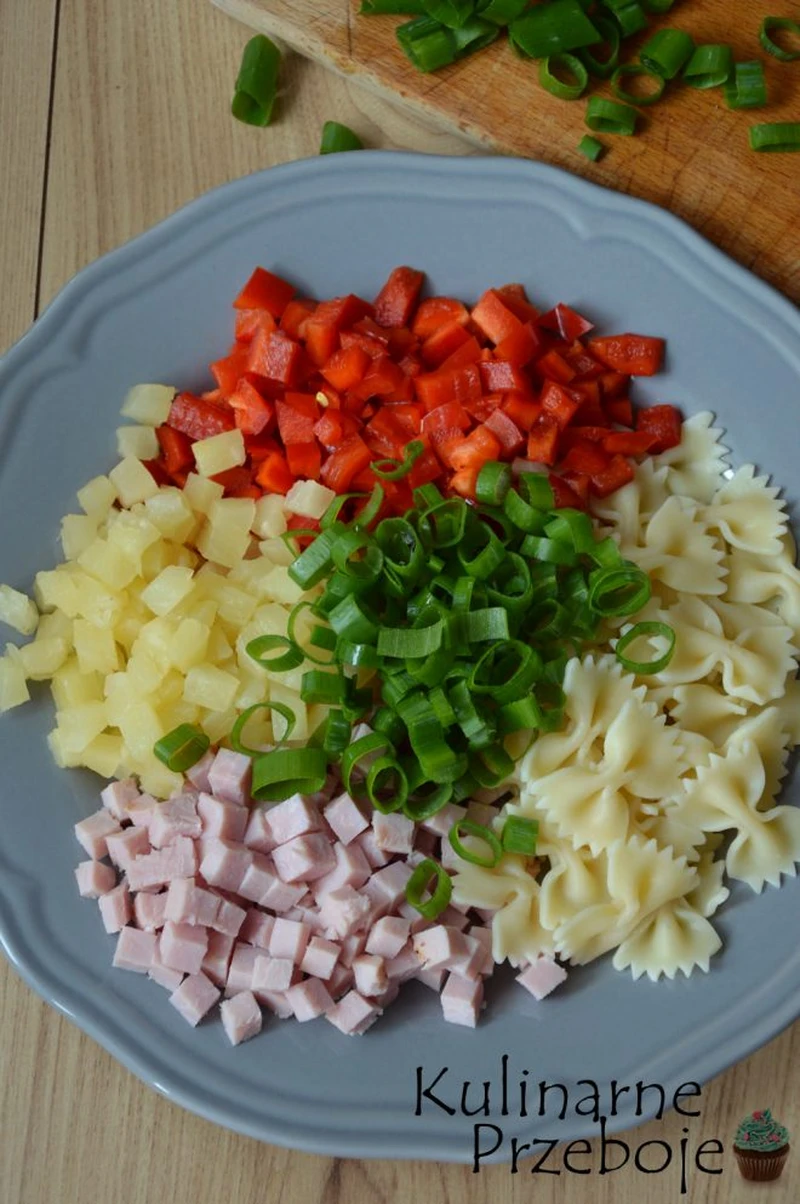 Hawajska sałatka makaronowa - szybka, prosta i smaczna! <3