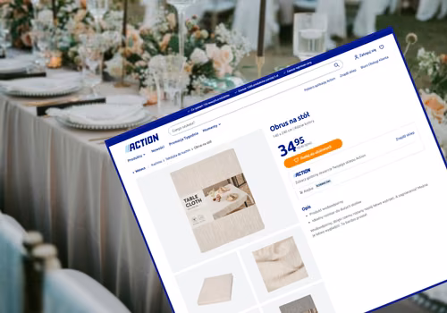 Ten obrus z Action za 34 zł zrobi furorę na domowej Komunii! Wodoodporny, oryginalny wzór - efekt jak w restauracji