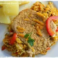 Schab w warzywach