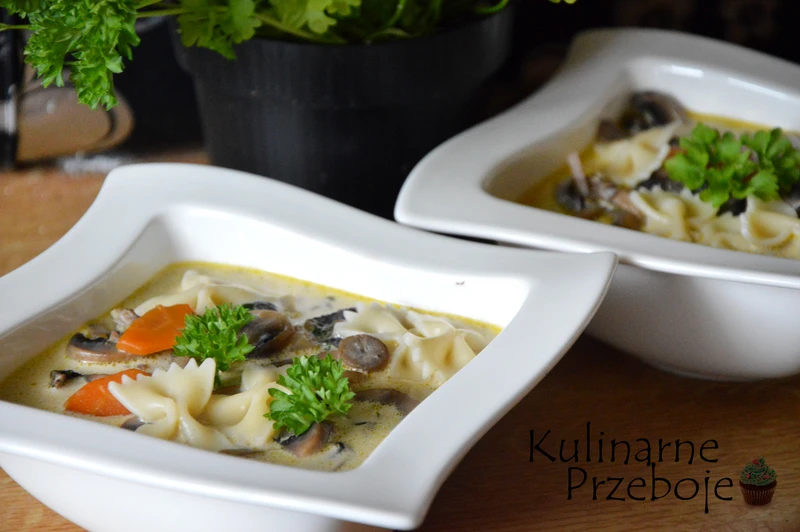 Zupa pieczarkowa - szybka i pyszna <3