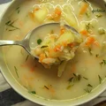 Zupa ogórkowa z ziemniakami i ryżem