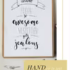 Hand lettering - co to takiego, jak zrobić swój plakat motywacyjny