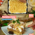 Szarlotka z bezą i kruszonką na wierzchu