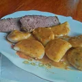 pierogi z jabłkiem do pieczeni wołowej