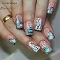 Zimowy manicure