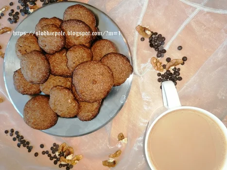 Ciasteczka z nutellą i orzechami