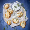 Słodkie ziemniaki z halloumi