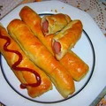 Parówki w cieście- a'la hot dog