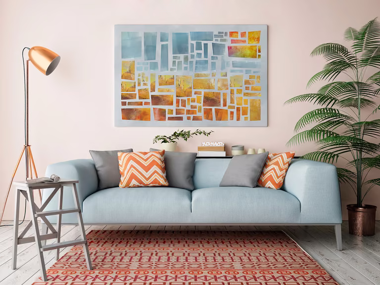 ETIUDA SŁOŃCA - NOWOCZESNY OBRAZ NA PŁÓTNIE - 120X80 CM