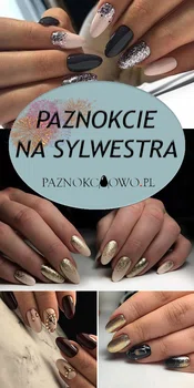 Modne Paznokcie na Sylwestra – TOP 25 Inspiracji na Imprezę Sylwestrową