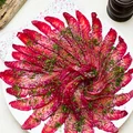 Gravlax marynowany w burakach