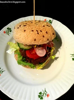 Burger z ciecierzycy