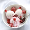 DIETETYCZNE LODY JOGURTOWE Z SOSEM MALINOWYM