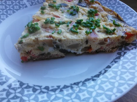 Omlet z pieczarkami