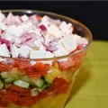 Sałatka z cukinią i serem feta