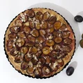 Tarta owsiana ze śliwkami