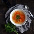 Wegański rosół z makaronem z marchewki ( dieta dr Dąbrowskiej)